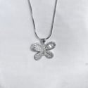 Silver Butterfly III Necklace