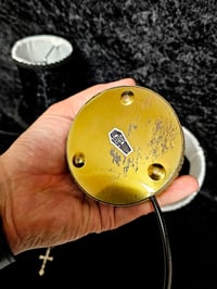 Image 9 of Black and gold Vintage Vanity lamp   - Real preserved spider webs 