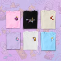 Image 1 of 🔸PRECOMMANDE🔸 T-SHIRTS Alice (6 designs) Wonderland 💜