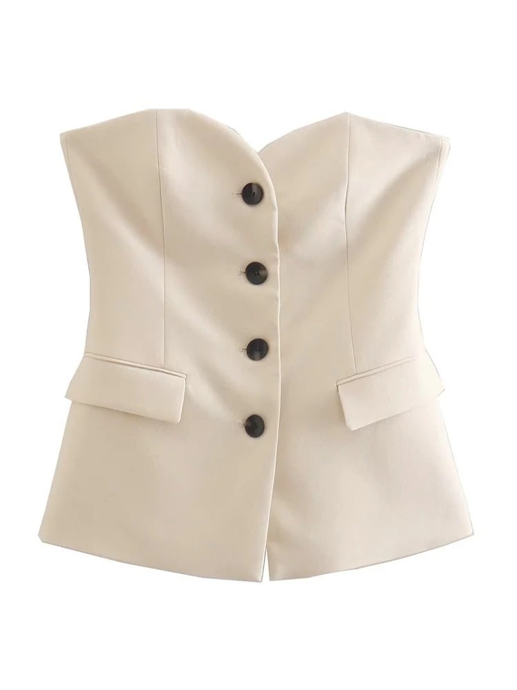 Image of 'Bustier waistcoat & Highwaist Trousers