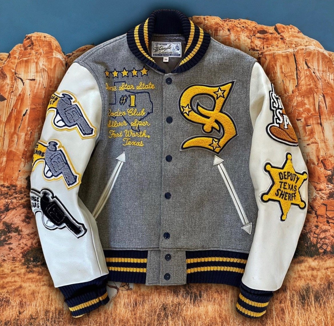 Whitesville on sale letterman jacket