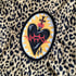 Black  or red Sacred Heart Bag with cheetah cotton fabric Image 3