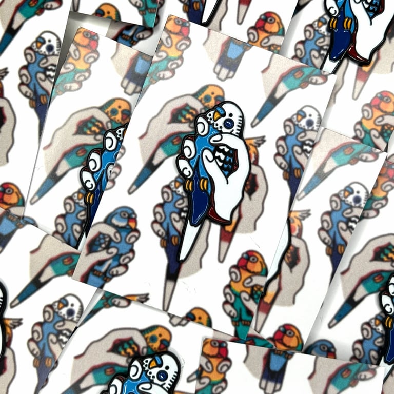 "JAIL BIRD" PIN Image 3