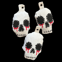 Image 3 of PLUSH SKULL KEYCHAIN
