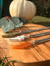 CRYSTAL LIGHTNING BOLT // Stainless Steel // Wheat Chain // Necklace
