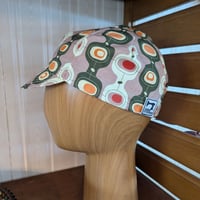 Image 1 of Cotton cycling cap - retro shapes