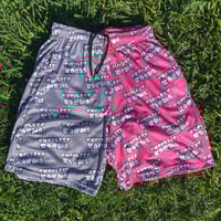Image 1 of “STAY PUFT” MESH SHORTS