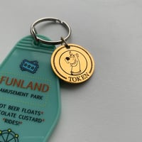 Image 2 of Funland Robot Keychain 