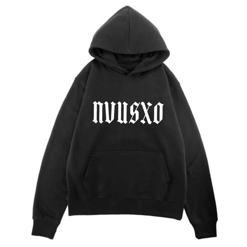 Image of NVUSXO 26 B&W HOODIE 