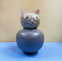 Image 1 of Cat + Vase / candlestick and vase