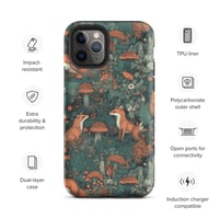 Image 5 of Boho Nature Cottagecore Inspired Fox Among Mushrooms Tough Case for iPhone®