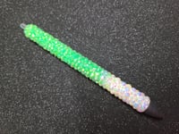 Image 3 of Lime Green & White Rhinestone Pen
