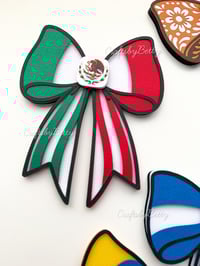 Image 2 of UNITY FLAG BOW BUNLDE SVG