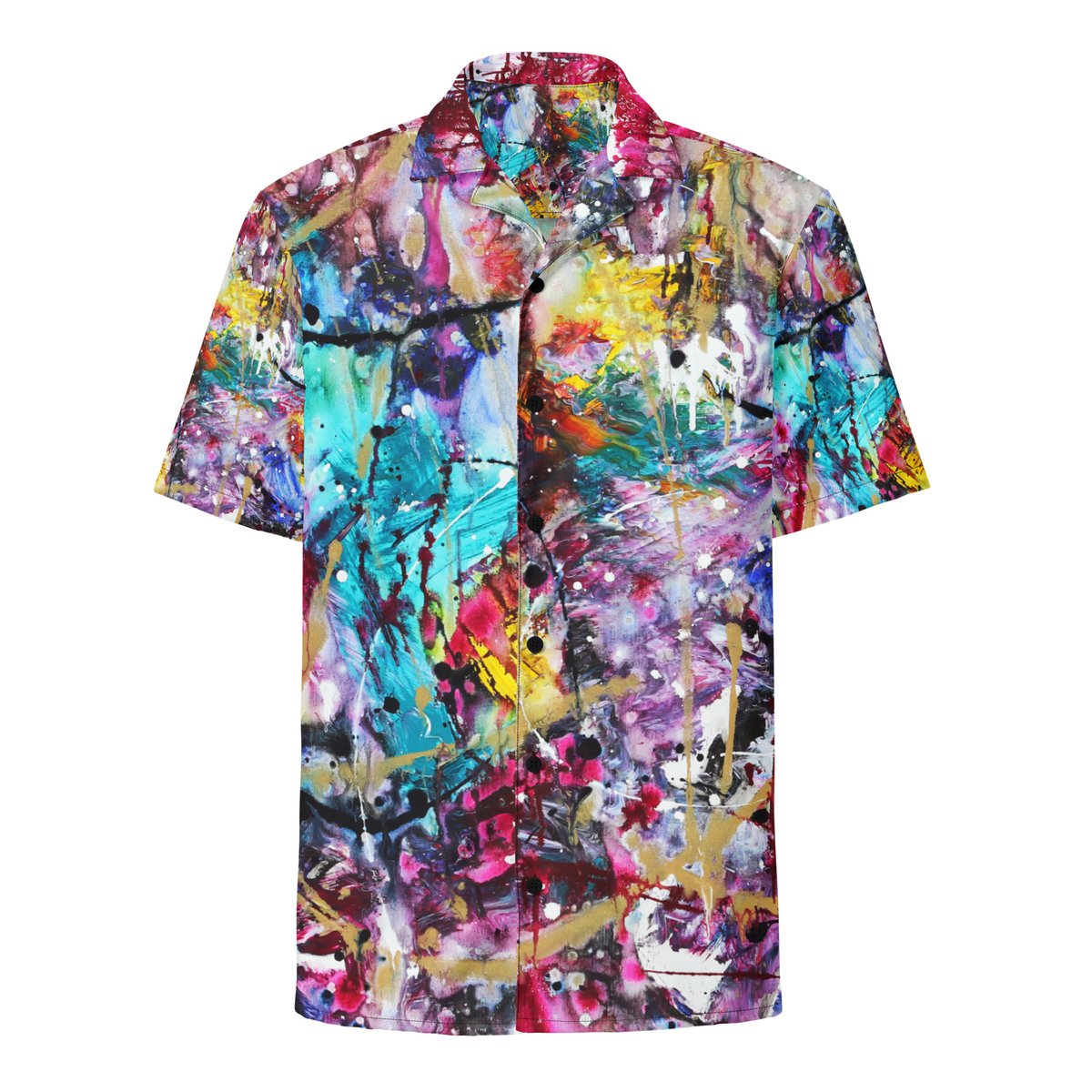 Image of "Cosmic Jazz" button shirt
