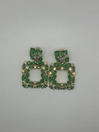 Image 3 of Mini Crystal earrings ( Deep edition) 