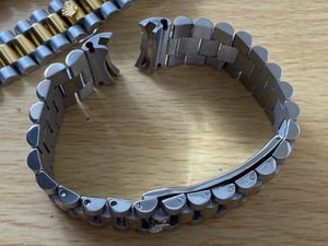 Image of 20mm 21mm Rolex President S/Steel, Gold, 2/Tone Steel Straps