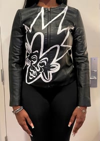 Image 4 of SAIbysai Black Leather Jacket 