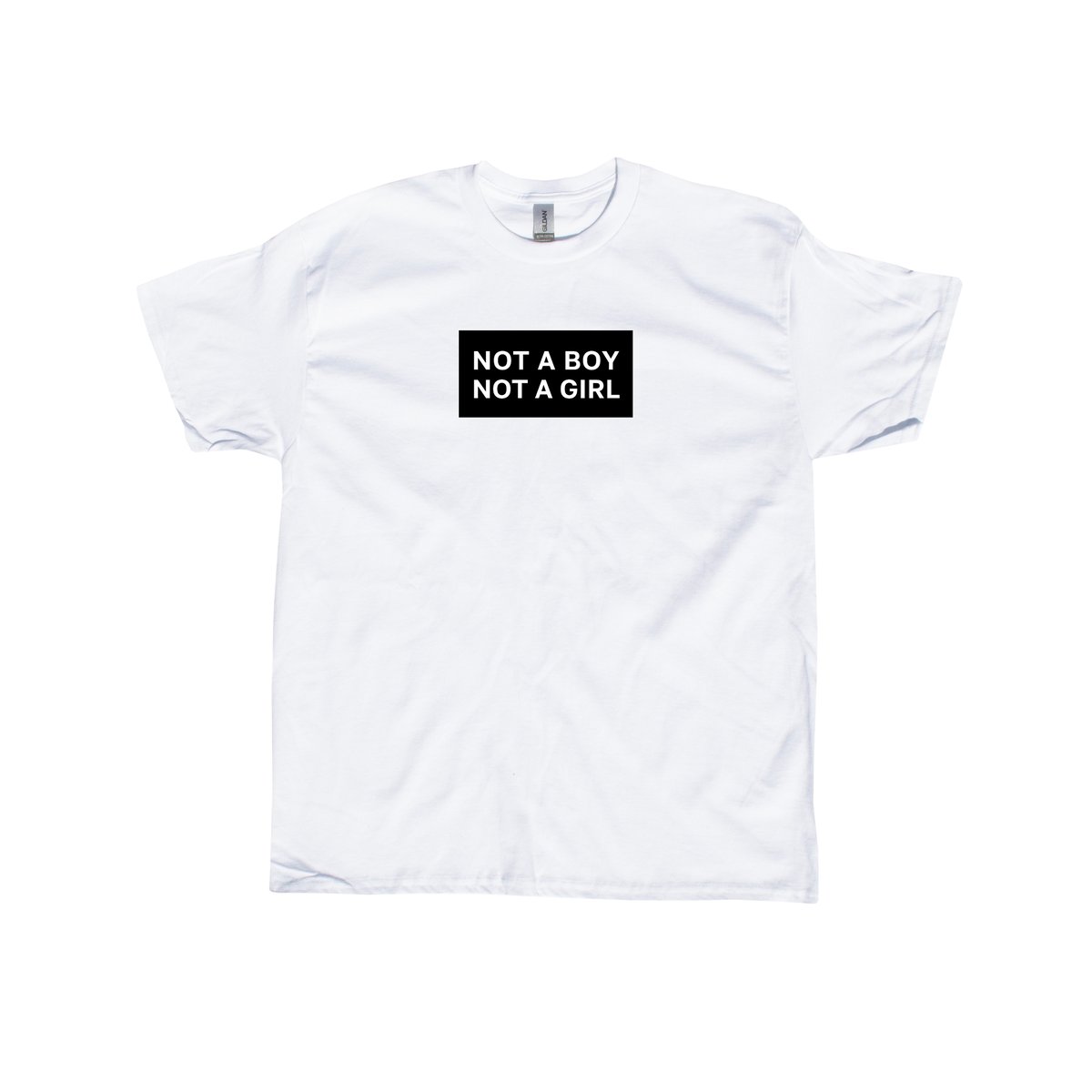Image of NOT A BOY NOT A GIRL T-SHIRT