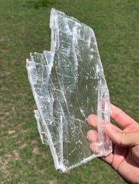 Image 7 of Transparent Selenite Slab | Morocco #2927