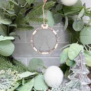 Image of Family Name Christmas Ornament
