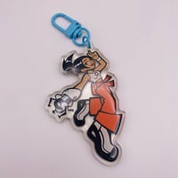 Image 2 of Chell Epoxy Keychain