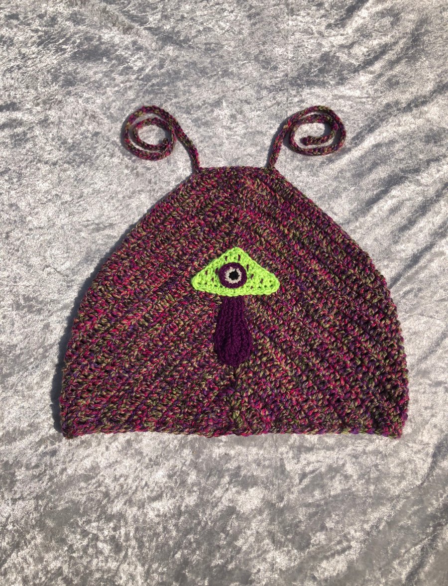 Image of Mushroom&Evil Eye Halter Neck Top 