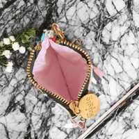 Image 2 of Designer Girlie Collection | Doodles keychain wallet 