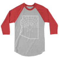 Image 5 of AZ Rebel Rouser 3/4 sleeve raglan shirt