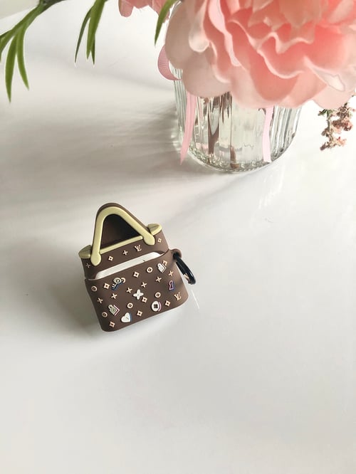 Image of LV inspired airpod case 