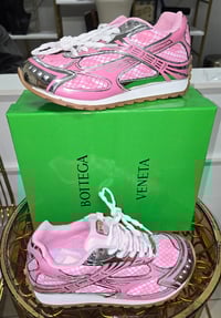 Image 1 of PINKY SNEAKZ W/SILVER