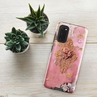 Image 8 of Pastel Pink Tattered Texture Rose Gold Goth Lolita Kawaii Inspired Tough case for Samsung®