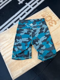 Orb Khaki Blue Camo shorts