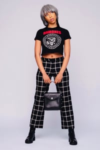 Image 2 of Emporio Armani Plaid Ankle Pants