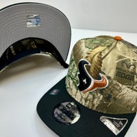 Image 4 of New Era 9Fifty A-Frame Pre Curved Real Tree Texans 🤘