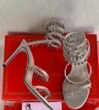 Image 2 of CHANDELIER SILVER TWIST HEELS