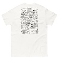Image 1 of Tshirt unisex con illustrazione mappa di coppia custom 