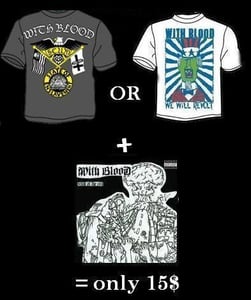 Image of CD + T-SHIRT PACKAGE= 15 DOLLAZ