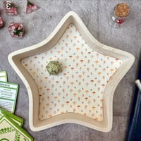 Image 1 of Star Shaped Mushroom Print Dice Tray