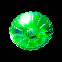 Image 4 of Imperial Glass Uraniam Serving Dish Made in USA