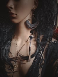 Image 4 of Long bone & copper hangers 