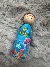 Image 1 of CORALIE - Ocean themed Peg Doll