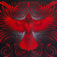 Image 1 of Cardinal Wings - Print