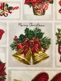 Image 4 of Hule Loneta Resinada - Navidad/Campanas - 6€/m