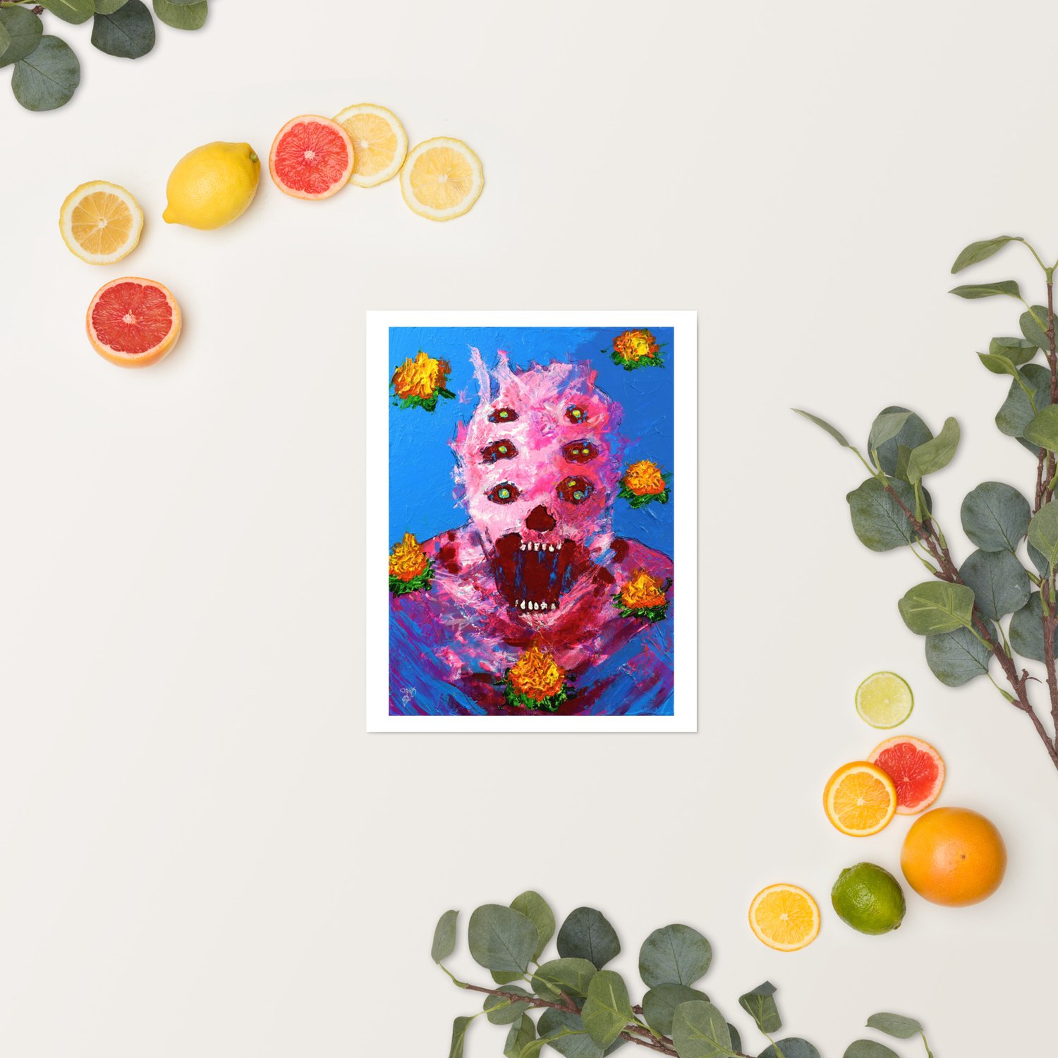MARIGOLD LUSTRE PRINT 11 X 14