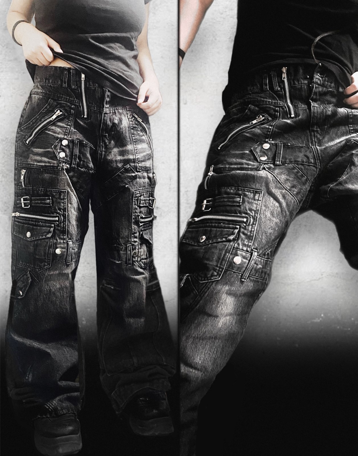 ザッツライフ WIDE DENIM PANTS TF-25030 中古品】 THAT'S LIFE ザッツライフ WIDE DENIM PANTS TF-25030