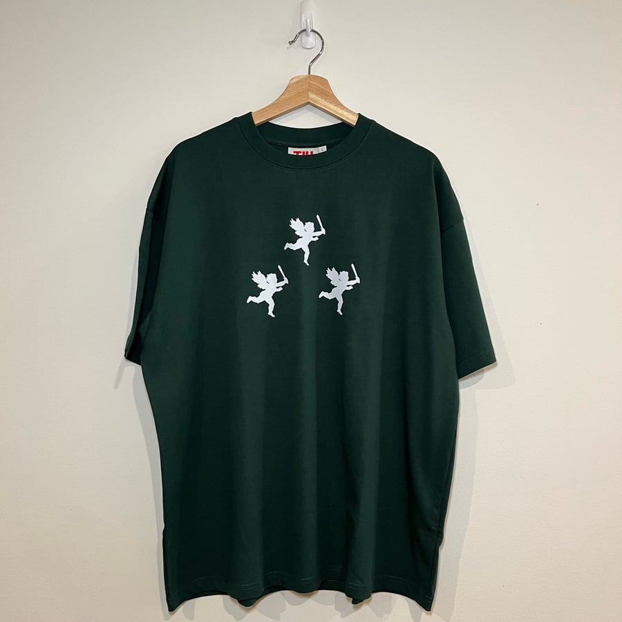Image of "Three Angels" Tee - Forrest Green