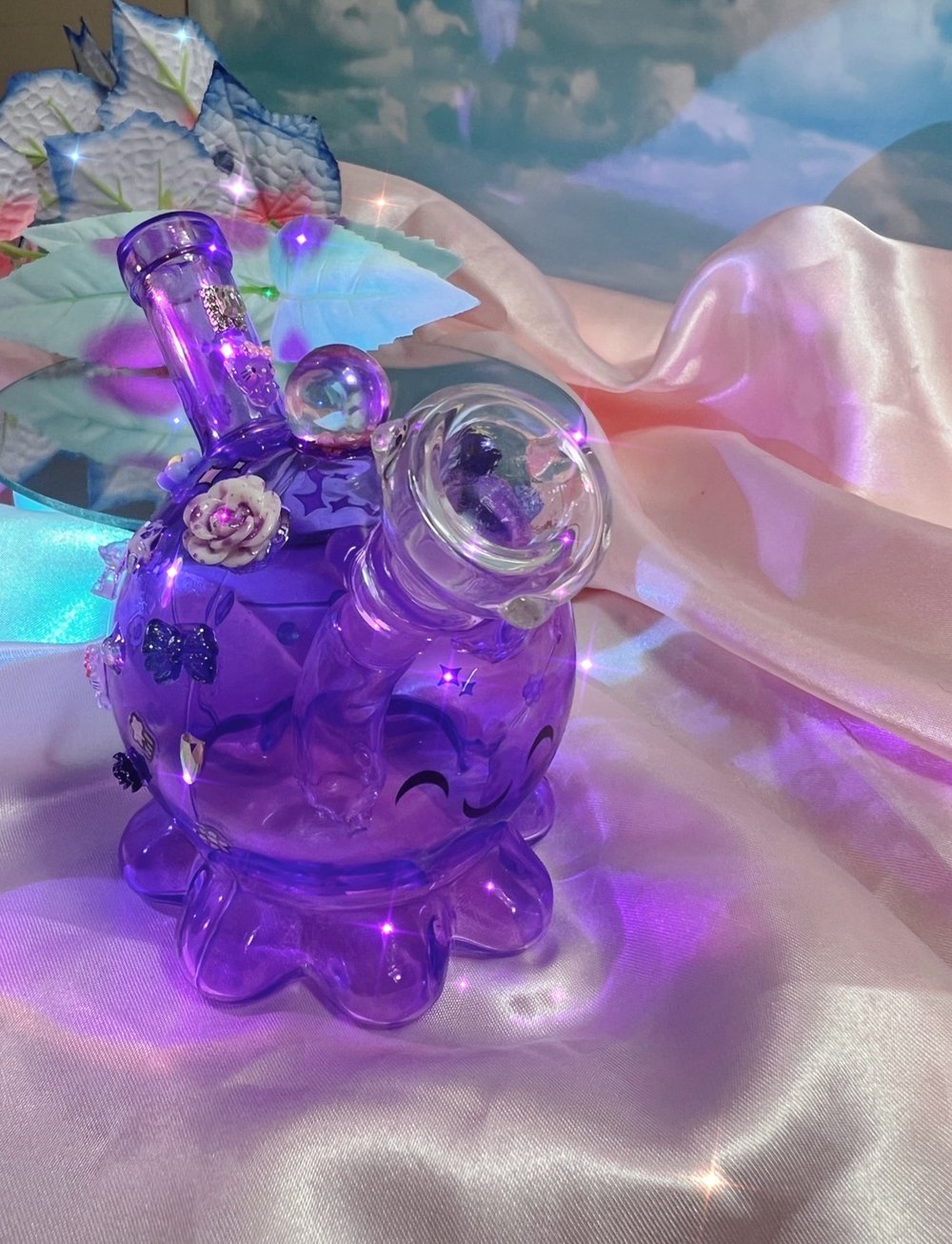 🐙 charm mini bong/ bubbler