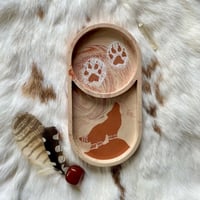 Image 1 of Plat décoratif « Hurlement du Loup »