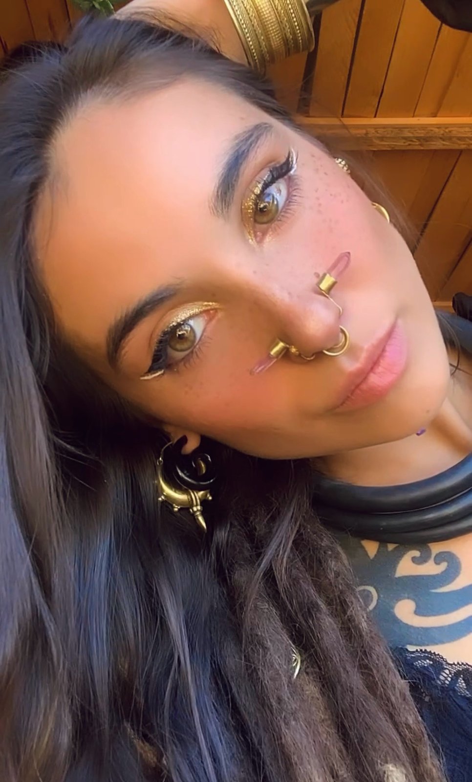 Double Quartz Nose Cuff | Zeltia