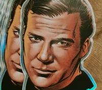 Image 1 of Kirk Holographic Mirror Sticker